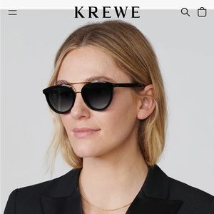 KREW CLIO SUNGLASSES NYLON BLACK 14K